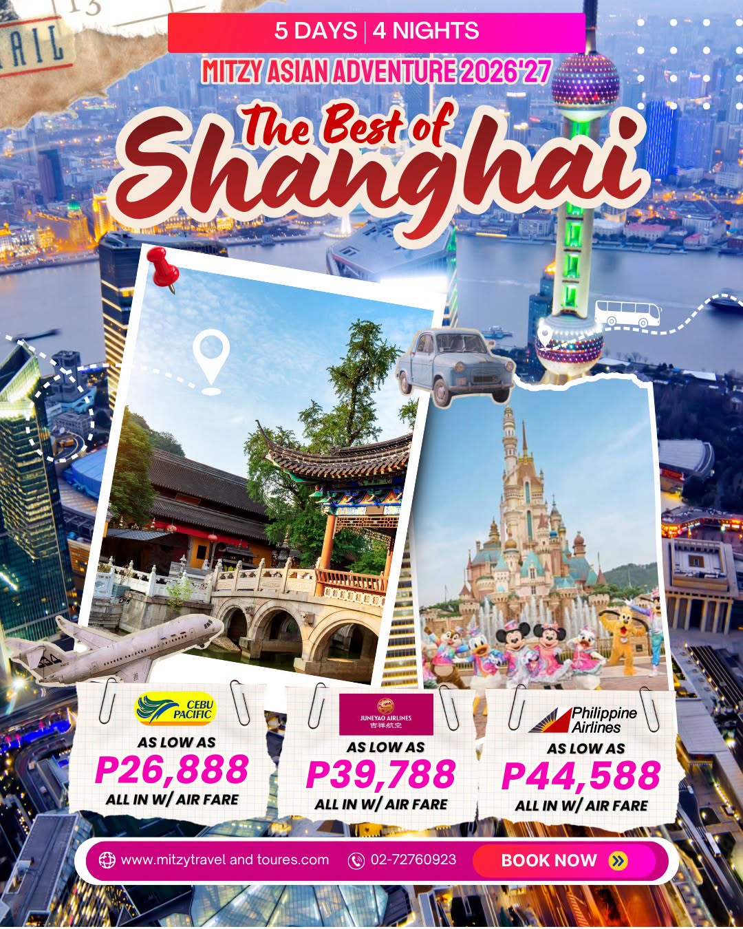 The Best of Shanghai Wuzhen + Hangzhou via Philippine Airlines