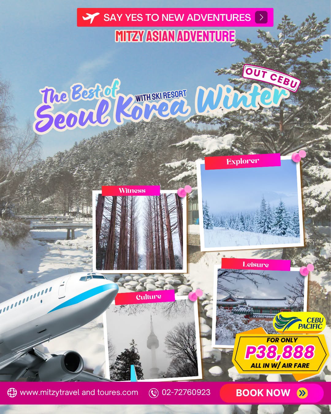 The Best of Seoul Korea Winter Experience (OUT CEBU)