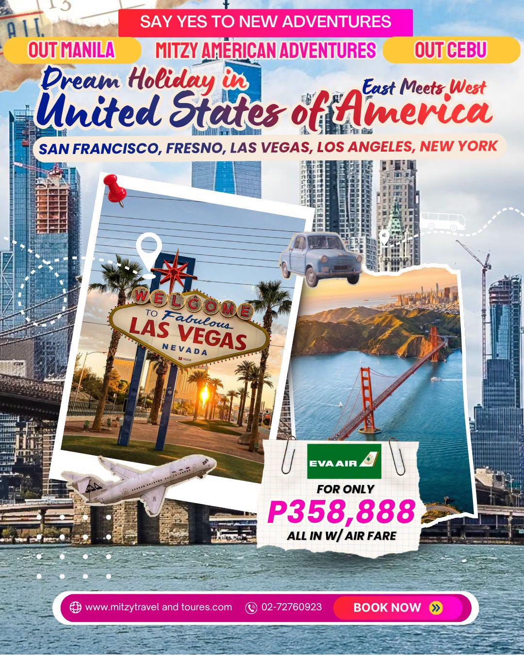 Dream Holiday in the USA: East meets West
